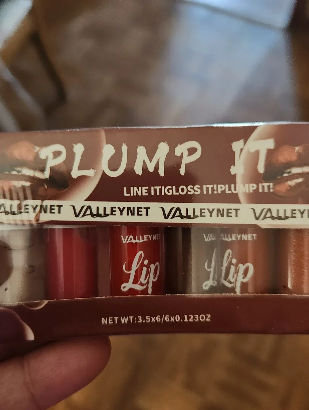 PLUMP It Lip Gloss Trio - Red, Brown, Nude